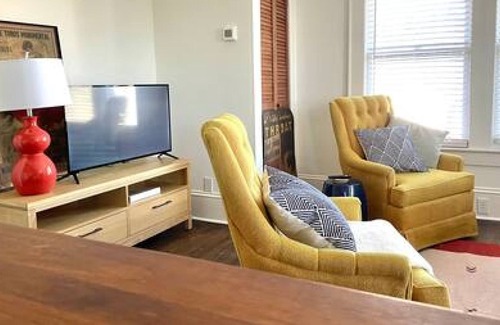 Morganton Apartment | Bright, Top floor downtown apartment with balcony