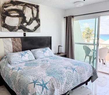 Zona Hotelera Apartment | Brisas Shores Terrace, Beachfront Apartments 1 bedroom with pool, Cancun hotel zone