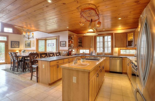 Rangeley House | Brooklake - Custom built home on Dodge Pond, with 250' on Dodge Pond Stream too
