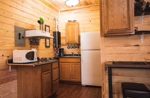 Frank Cabin | Buck Hill Tiny Home Cabin #5 Honeymoon Suite ADA Compliant