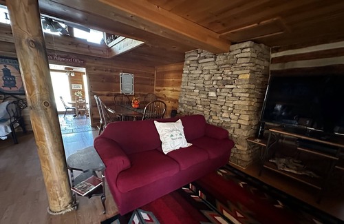 Mountain View Other | Bumpy’s Hollow~tranquil farmhouse built around a mid-1800's hand hewn log cabin