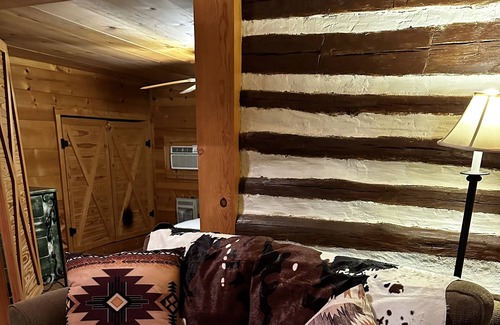 Mountain View Other | Bumpy’s Hollow~tranquil farmhouse built around a mid-1800's hand hewn log cabin