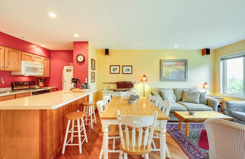 East Burke Condo | Burke Mountain Vacation Rental: Ski-In/Ski-Out!