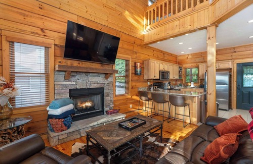 Wolf Laurel House | Burnt Skies Sleeps 10 Hot Tub Foosball Darts