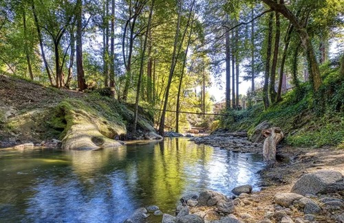 Boulder Creek Cabin | By The River - RV Masoods Lodge Boulder Creek, CA