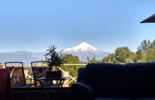 Pucon Ski Chalet | Cabaña Caburgua Hermosa vista al Volcán, Senderos del Bosque