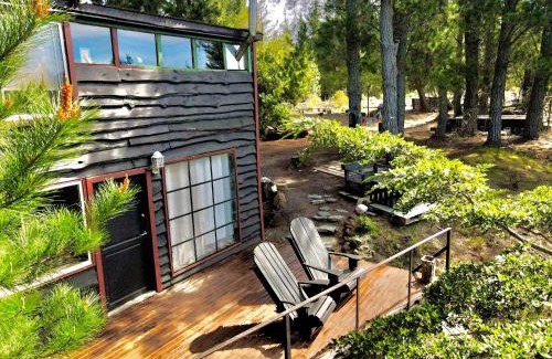 Melipeuco House | Cabaña con terraza vista al río
