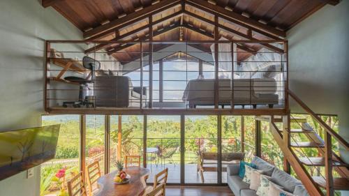 Penas Blancas House | Cabañas Caeli, La Perezosa, La Fortuna Rainforest Glass Cabin w Amazing Views