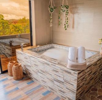 Marinilla Apartment | Cabañas con jacuzzi y chimenea - Casa Floral, Marinilla