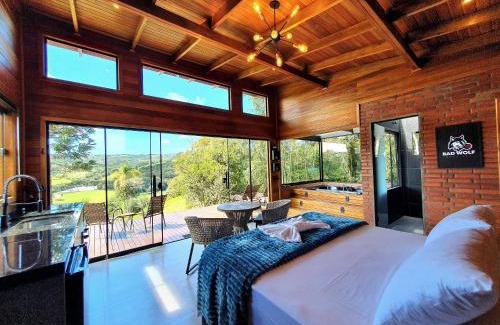 Rancho Queimado House | Cabana Bad Wolf - Rancho Queimado - SC