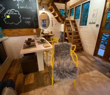 Sao Francisco de Paula Ski Chalet | Cabana Lara, com lareira e muito estilo.