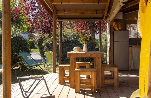 Saint-Jean-de-Monts Cabin | Cabane 4 étoiles - Piscine - cbgcb0a