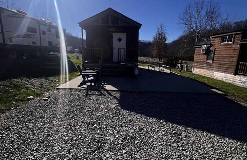 Dickerson Run Cabin | Cabin 1 - So comfy and you'll have everything you need in this cabin for a great get a way.