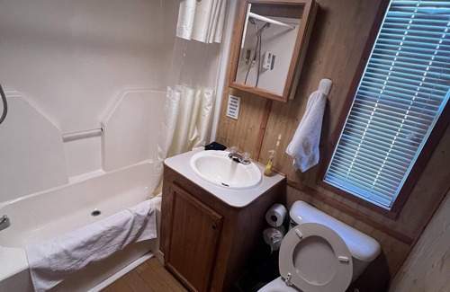 Dickerson Run Cabin | Cabin 1 - So comfy and you'll have everything you need in this cabin for a great get a way.