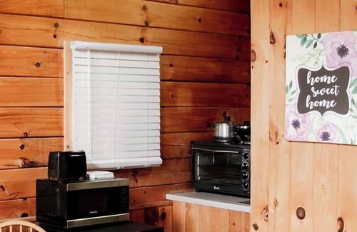 Columbia Cabin | Cabin 3 - Columbia Kentucky, Queen bed, Firepit