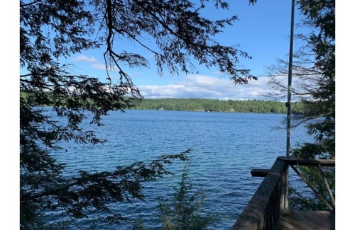 Florence Cabin | Cabin on Sunset Lake W/Boathouse nSeparate Bunkhouse RentalnPET FRIENDLY