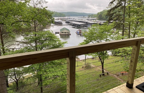 La Follette House | Cabin on water with Covered Boat Dock -Gentle Slope to Lake!