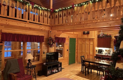 Greenville Cabin | Cabin w/waterfront access, beach, trails, gameroom