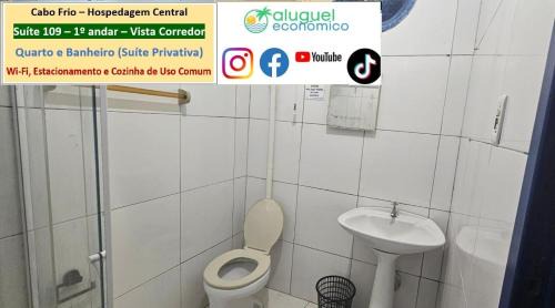 Sao Cristovao Apartment | Cabo Frio - Hospedagem Central - Aluguel Econômico