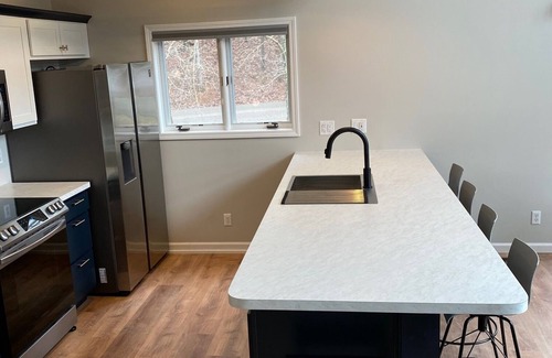 La Follette House | Calm Water Cove: Remodeled Lakefront Home in Deerfield with Boat Slip, Sleeps 10