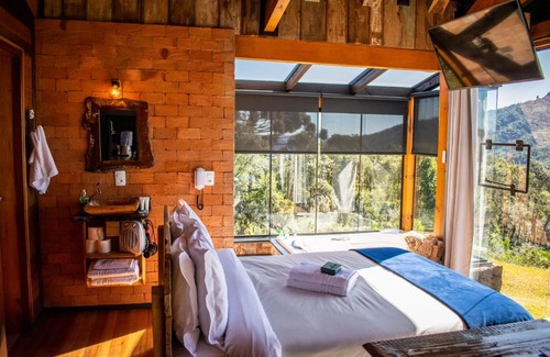 Alfredo Wagner Cabin | Caminho das Nuvens - Cabanas de Montanha