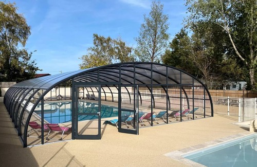 Paray-le-Monial House | Camping Au Bon Lieu * - Mobile Home CAPUCINE - 2 bedrooms for 6 people