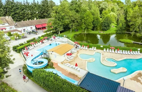 Touquin House | Camping Country Park Les Etangs Fleuris* - Mobile home Select TV LV Clim Plancha 4 Rooms 6 people