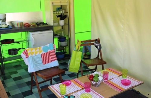 Asserac House | Camping Domaine de Pont Mahé* - 3-room Eole Eco tent for 4 people Without sanitary facilities