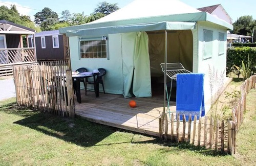 Asserac House | Camping Domaine de Pont Mahé* - 3-room Eole Eco tent for 4 people Without sanitary facilities