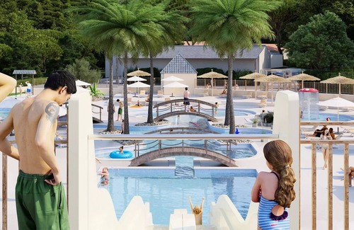 Vitrac House | Camping Domaine de Soleil Plage* - Premium 4-room mobile home for 6 people Air-conditioned + TV