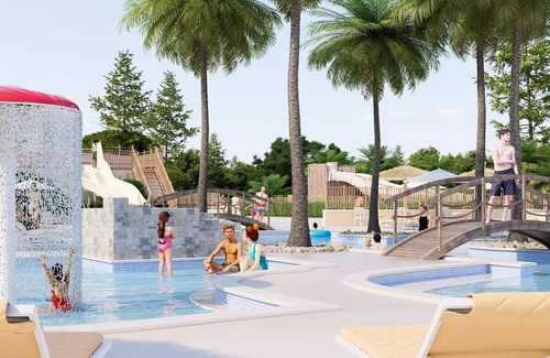 Vitrac House | Camping Domaine de Soleil Plage* - Premium 4-room mobile home for 6 people Air-conditioned + TV