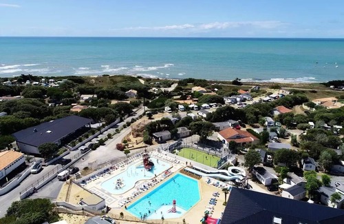 Domino House | Camping L'Anse Des Pins * - Mobil-home Relax TV 3 Rooms 4/6 People