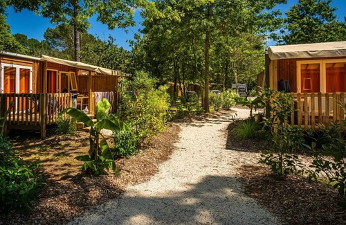 Hourtin House | Camping l'Orée du Bois * - Mobile home Family TV Clim Wifi 4 Rooms 6 persons
