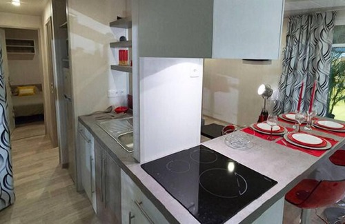 Saint-Cirq-Lapopie House | Camping La Truffière *** - Chalet Panoramic 3 Rooms 4 People