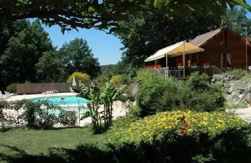 Saint-Cirq-Lapopie Ski Chalet | Camping La Truffière*** - Panoramic Nature Chalet 3 Rooms 5 People