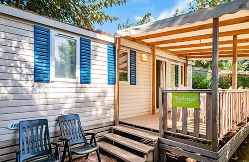 Saint-Yvi House | Camping Le Bois de Pleuven **** - Cozy Mobil Home 4 Rooms 6 People