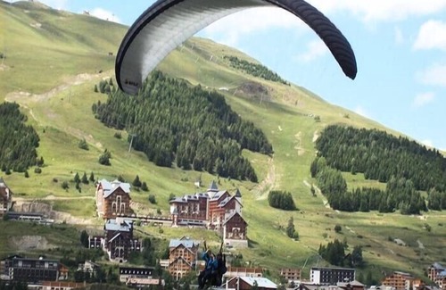 Le Bourg-d'Oisans Ski Chalet | Camping Le Colporteur * - Chalet Loft Classic 4 rooms 6 people Air-conditioned