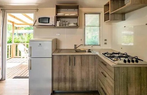 Castelnau-de-Montmiral House | Camping Le Chêne Vert* - Mobile home Comfort 4 rooms 6 people