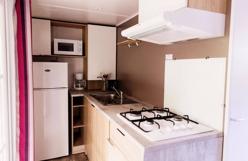 Saint-Laurent-de-Medoc House | Camping Le Paradis * - Mobile Home Anémone 4 Rooms 6 People + TV
