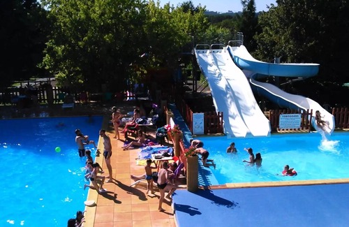 Saint-Crepin-et-Carlucet House | Camping Le Pigeonnier* - Alouette 3-room mobile home 4/6 people