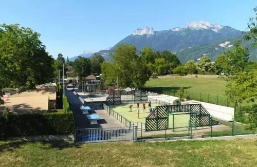 Chaparon House | Camping Les Fontaines**** - Vista 3-room mobile home for 4 people with air conditioning