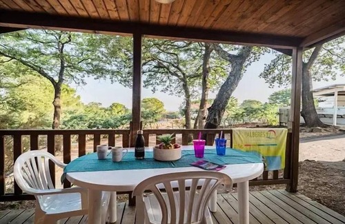 Laroque-des-Alberes Ski Chalet | Camping les Albères* - 1 Room Chalet 2 People