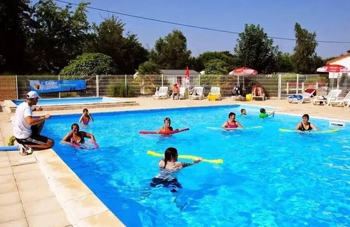 Saint-Sornin House | Camping maeva Escapades Les Étangs Mina * - Mobil-Home Confort 3 Rooms 4/6 People Pond Side + TV