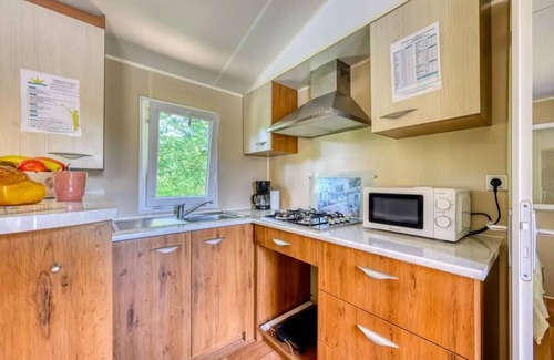Saint-Sornin House | Camping maeva Escapades Les Étangs Mina * - Mobile home Premium 4 Rooms 6/8 People Pond Side + TV