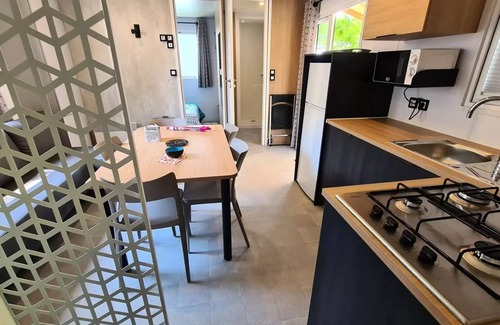 Valensole House | Camping Oxygène * - Mobile Home Texas Standard. 4 rooms 6/8 people Air-conditioned