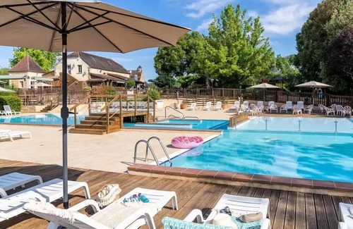 Sainte-Nathalene House | Camping Romanée Les Grottes de Roffy* - PREMIUM chalet - 3 bedrooms 6 people
