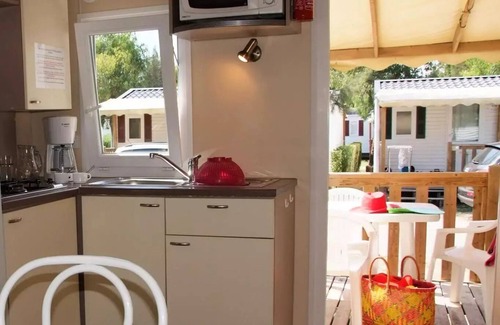 Bauduen House | Camping Tikayan Rives du Lac de Sainte Croix* - Mobile home Idaho Eco 3 rooms 4 people Air-conditioned