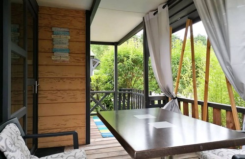 Paluds de Noves Ski Chalet | Camping Verbela Village * - 3-room chalet for 4 people with air conditioning
