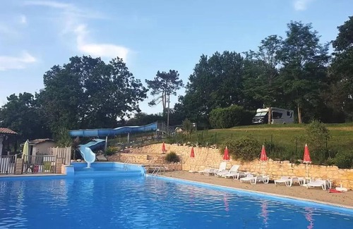 Salles House | Campsite Bastides* - Sahari tent 3 rooms 4 people Without Sanitary facilities