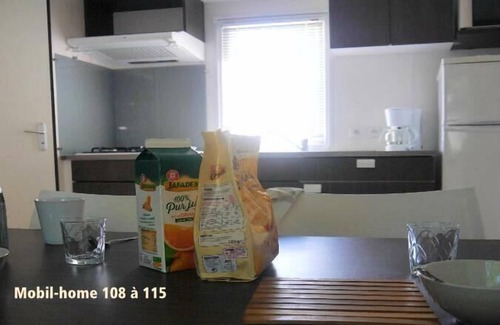 Martiel House | Campsite Flower Le Lac aux Oiseaux **** - Comfort mobile home + 3 rooms for 4 people